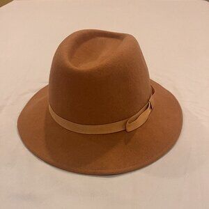 Vintage 100% Wool Camel Hat Fedora by BURBERRYS Pre-90's